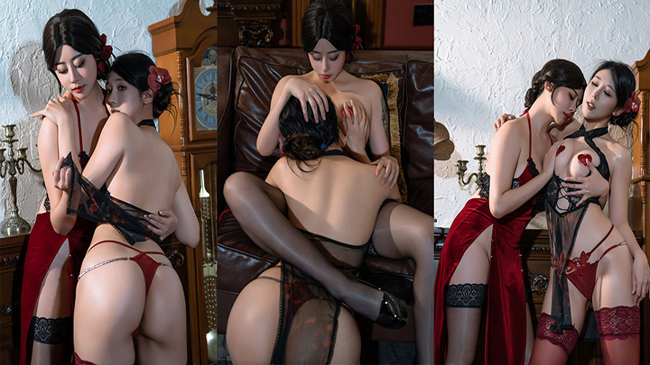 云溪溪-奶桃-奈汐酱nice-绀红【写真+花絮】